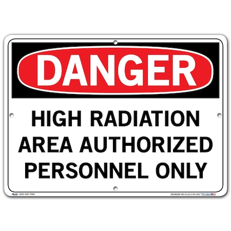 Vestil Polystyrene Sign, 10-1/2" H, 14-1/2" W, Polystyrene, Rectangle, SI-D-25-C-PS-040 SI-D-25-C-PS-040